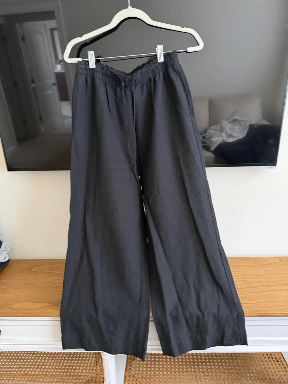 H&M Black Wide Leg Pants